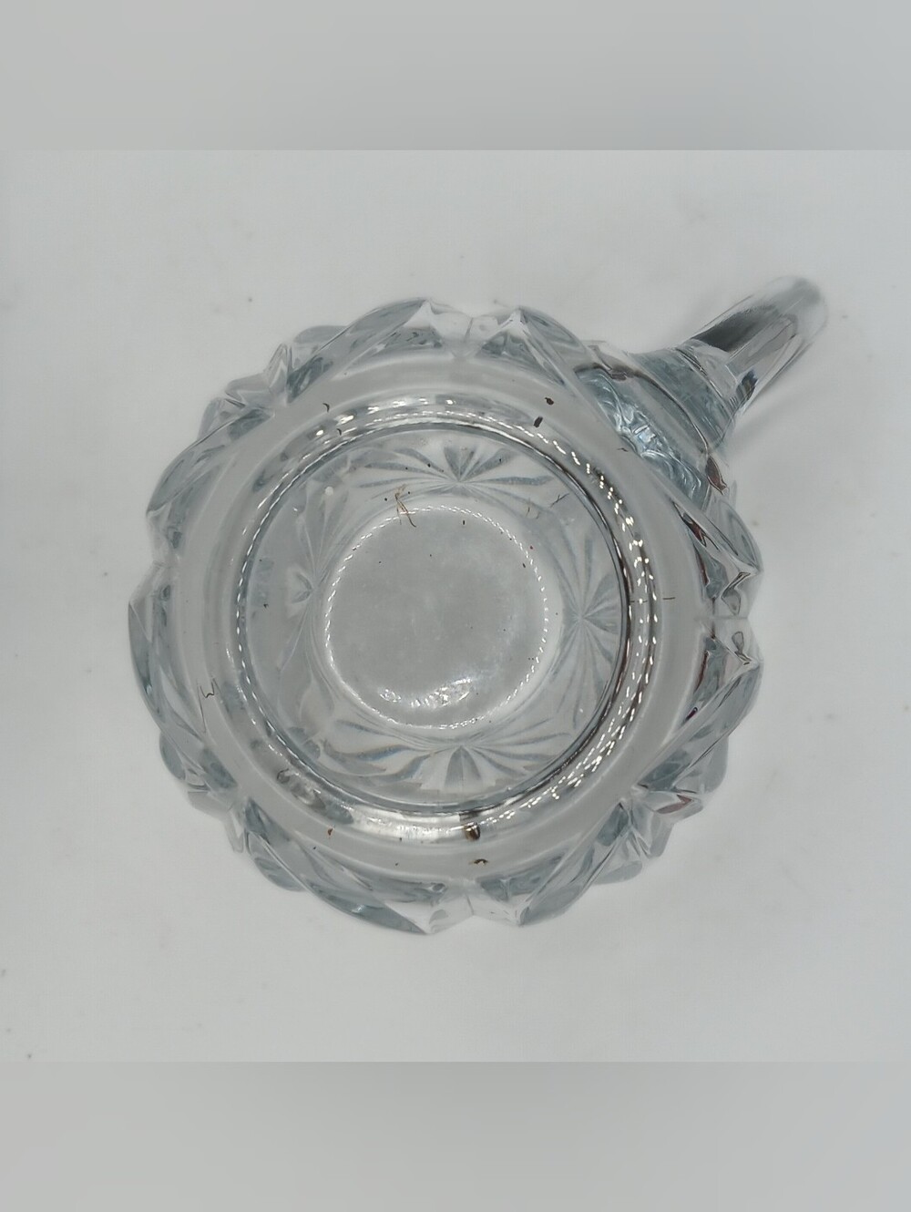 Small Cut Glass Pitcher - Picture 4 of 4